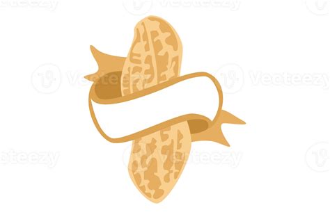 Peanut Logo Icon On Transparent Background 24033887 PNG