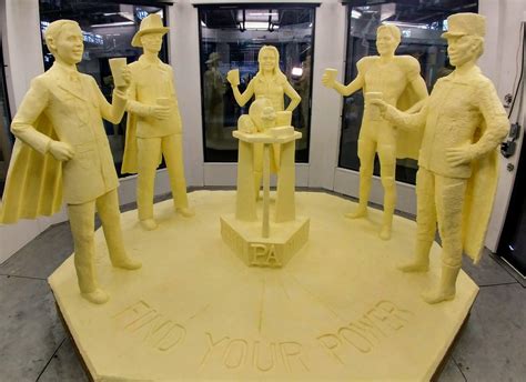 As dairy industry struggles, a half-ton butter sculpture embraces the ‘power’ of agriculture ...