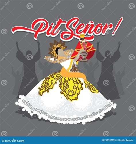 Philippine Cebu Festival Sinulog Celebration Fiesta Cartoon Vector | CartoonDealer.com #249990969