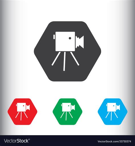 Retro camera icon Royalty Free Vector Image - VectorStock