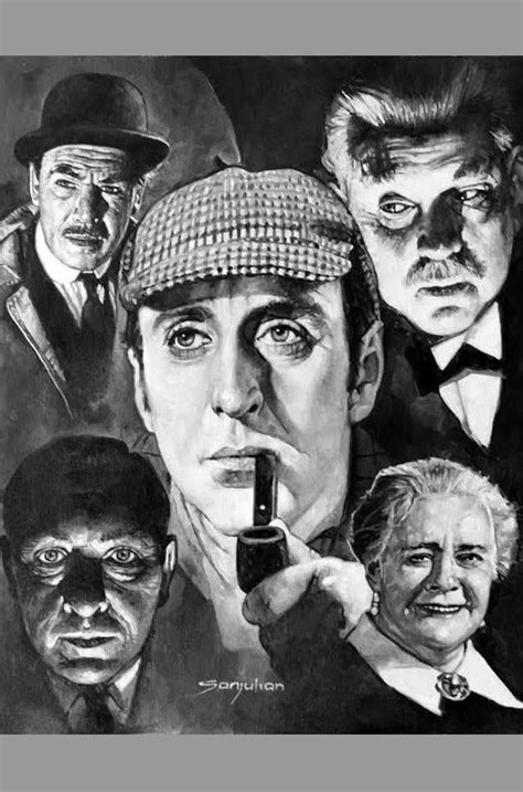 Sanjulián Basil Rathbone Sherlock Holmes Original Art Oil Painting | Sherlock holmes, Sherlock ...