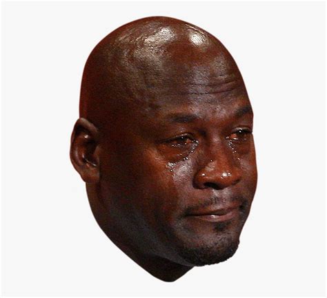 Michael Jordan Crying Face - Michael Jordan Meme Png, Transparent Png ...