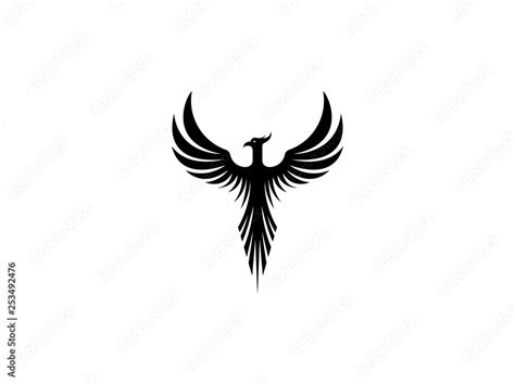 Phoenix symbol vector illustration Stock Vector | Adobe Stock