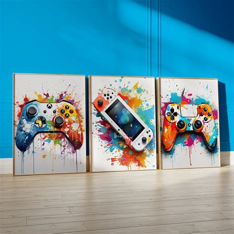 Gaming A3 Posters Graffiti Gamer Art Games Room Decor A3 - Etsy