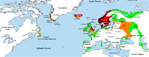 Viking Settlements - 8th to 11th Centuries