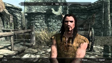 Skyrim Full Character Creation Customization Male - YouTube