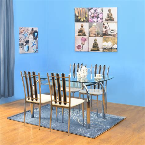 Buy Nilkamal Chrysanta 4 Seater Dining Table Set Online - Nilkamal Furniture