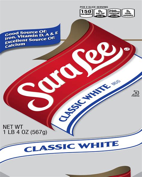 Sara Lee, Classic White Bread - SmartLabel™