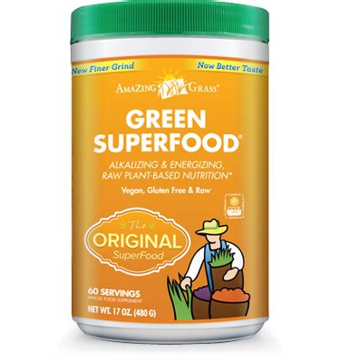 Amazing Grass Green Superfood (Original), 480 g | NutriFarm.ca