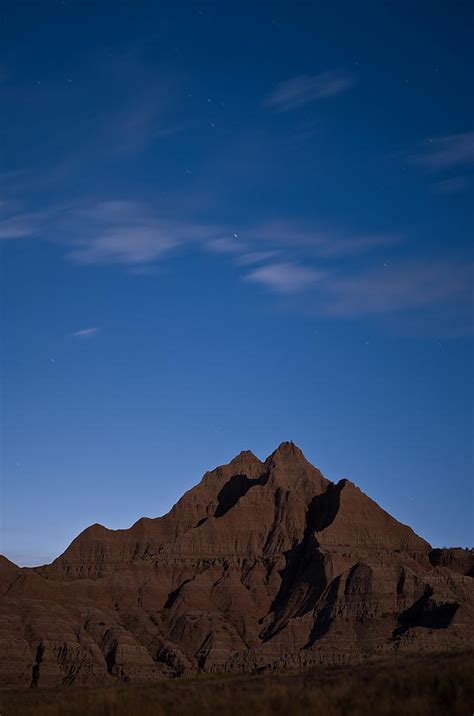 Badlands Night Photograph by Steve Gadomski