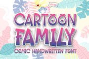 Cartoon Family - Comic cartoon font