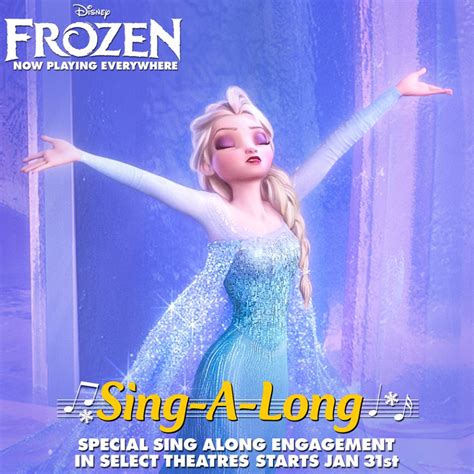 Disney’s Frozen Sing Along Hits Theaters January 31st! Can’t Wait? We Have One of the Songs ...