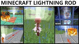 How To Use The LIGHTNING ROD In MINECRAFT | Doovi