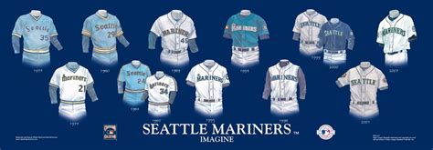 Seattle Mariners Uniform and Team History | Heritage Uniforms and ...