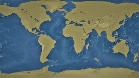 What does Earth look like with 1000 meters of sea-level rise or drop ...