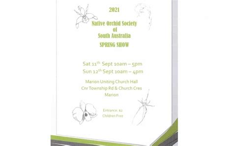 Native Orchid Society Spring Show is approaching: Sept 10 - 11th ...