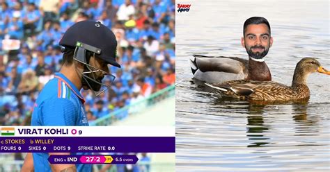 [MEMES] Virat Kohli Face Trolls For His Maiden World Cup Duck - Funniest Indian