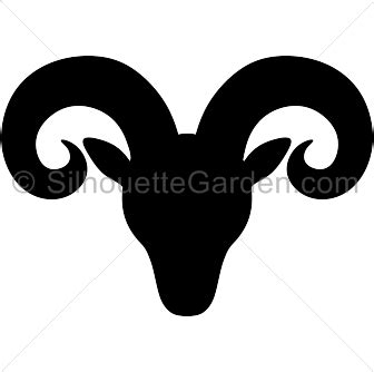 Ram Head Silhouette - Free Clip Art, Printable, and Vector Downloads