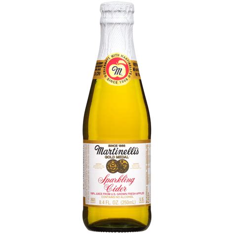 Martinelli'S Sparkling Cider Apple, 8.4 Fl Oz. - Walmart.com | Sparkling cider, Cider, Corona ...