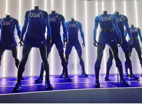 Team USA Olympic Track and Field uniforms (men and women) by Nike. Rio ...