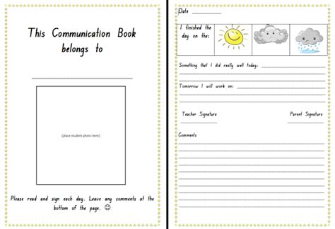 The Continuous Classroom: Communication Book