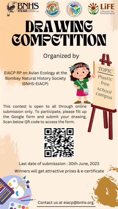 Online Drawing Competition 2023 by BNHS [Open to All]