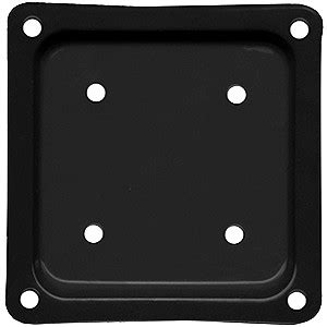 Deck Rail Post Brackets, 4x4, BLACK color (box/50)