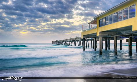 Dania Beach Pier Smooth Ocean Wave