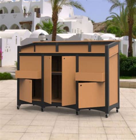 Commercial Outdoor Bars Portable with Lockable Storage