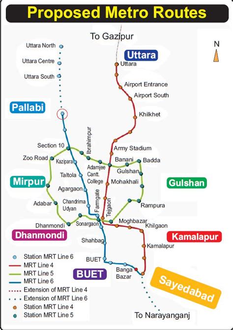 Dhaka Mrt Map