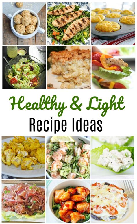 12 Healthy and Light Recipe Ideas - Sweet Pea