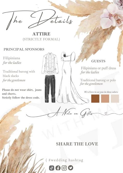 BOHO/Filipiniana Wedding Theme - Invitation | Wedding invitations boho, Filipiniana wedding ...