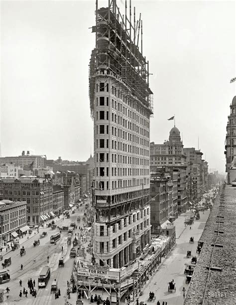 When built over 100 years ago the Flatiron building in New York was ...