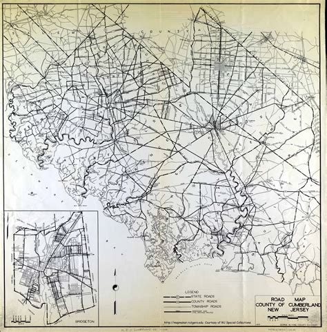 Maps- Cumberland County NJ 1954