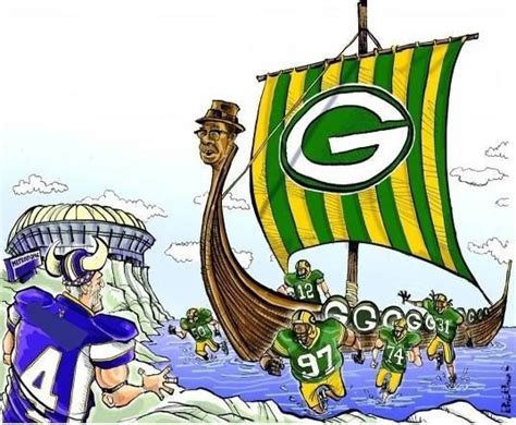 lol- Green Bay Packers destroy the Vikings | Green bay packers football funny, Packers vs ...