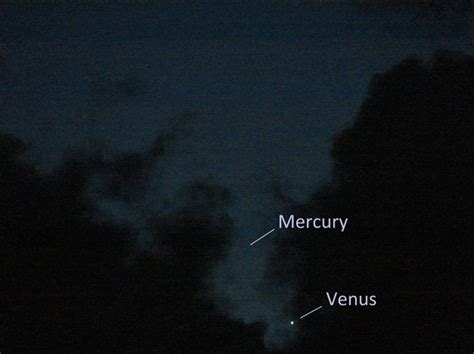 Photos! The close Mercury-Venus conjunctionPhotos! The close Mercury ...