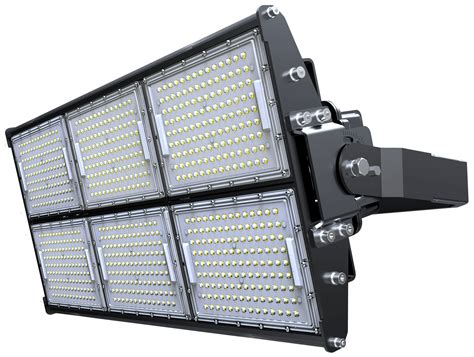 LED Stadium Light 720W, Super Bright Outdoor Flood Light, IP65 Waterproof - Industrial Man Lifts