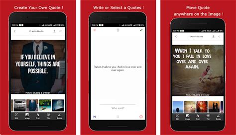 Top 3 Quote Maker Apps for android to Create your Own Quotes