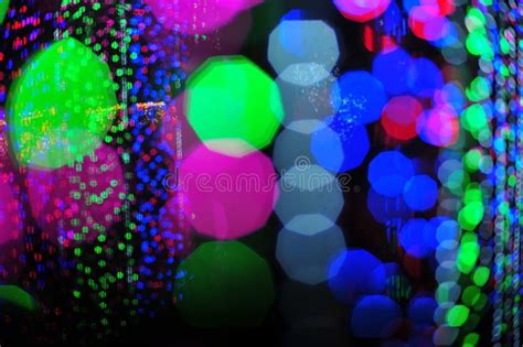 Bokeh from Light of Bulb in Party Festival Event Stock Image - Image of circle, celebration ...