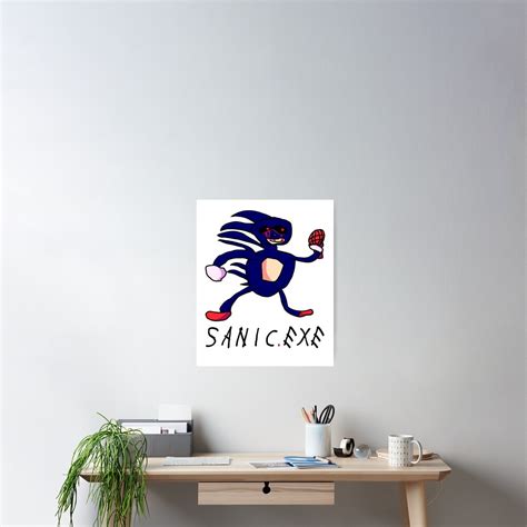 "Sanic Exe Meme" Poster by fomodesigns | Redbubble