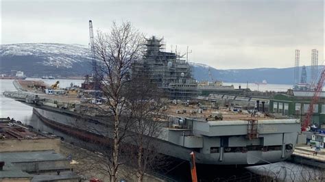 Russian Carrier Kuznetsov Leaves Dry Dock... At Last - Naval News