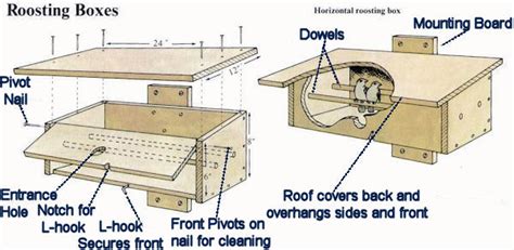 Bird Roosting Box Plans, 16 X 24 Shed Design