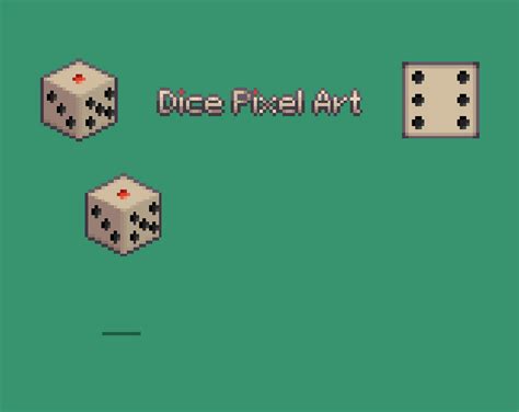 Dice pixel art by Ävos Grosimbourg