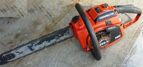 VINTAGE CHAINSAW COLLECTION: HOMELITE 350P.