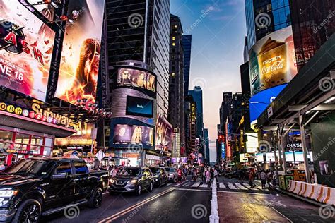 New York City, USA - June 11, 2023: Times Square of Midtown Manhattan in New York Downtown. Ny ...