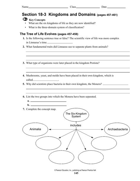 Domains And Kingdoms Worksheet – Owhentheyanks.com