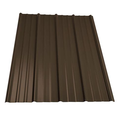 Metal Sales 10 ft. Classic Rib Steel Roof Panel in Burnished Slate-2313349 - The Home Depot