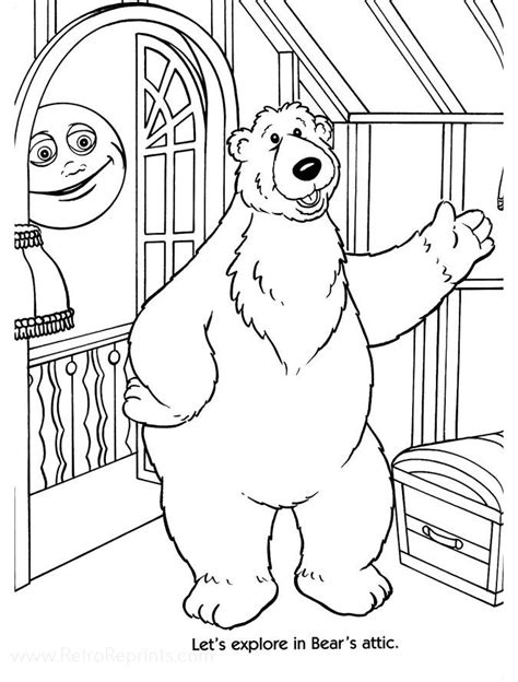 Bear in the Big Blue House Coloring Pages | Coloring Books at Retro Reprints - The world's ...