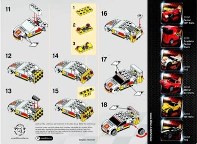 LEGO 30192 F40 Instructions, Racers