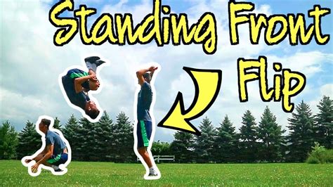 STANDING FRONT FLIP | Standing Front Flip Progression - YouTube